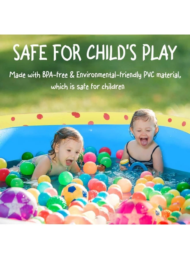 TAPIT Inflatable Swimming Pool for Kids with Sprinkler, Funny Blow up Pool 170*103*65cm Full-Sized Family for Backyard, Summer Water Party - Image 2
